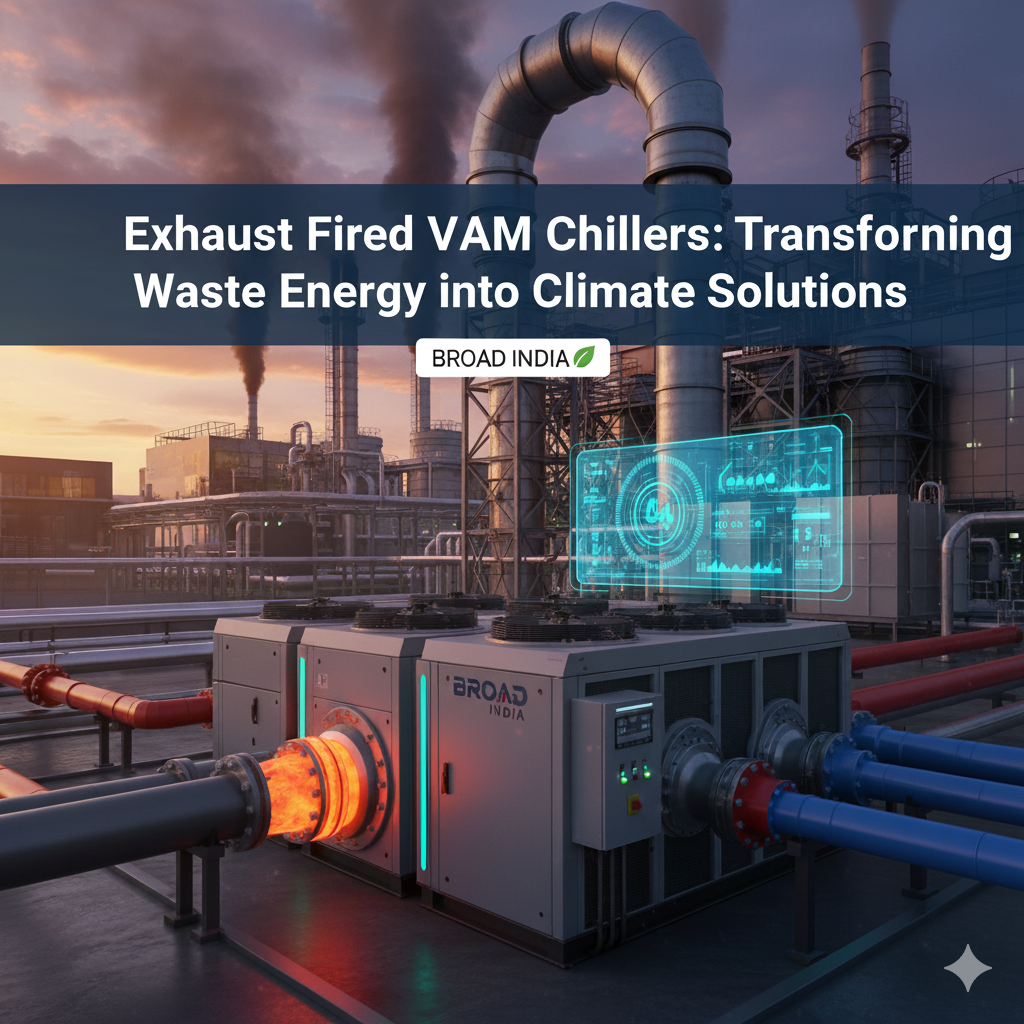 Exhaust Fired VAM Chillers: Transforming Waste Energy into Climate Solutions